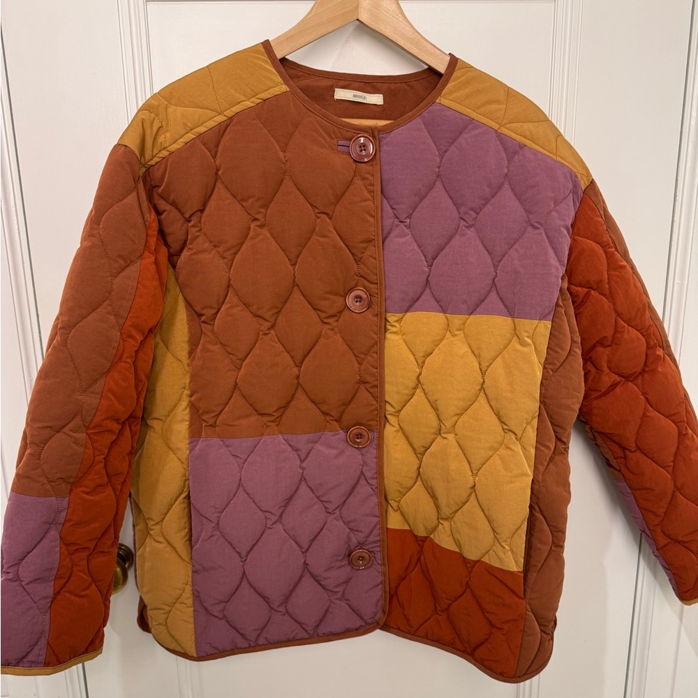Quilter down coat from Sessun